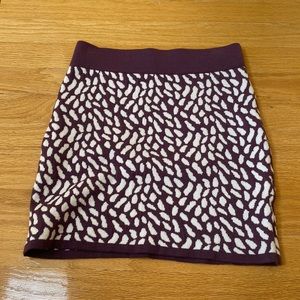 Purple winter skirt